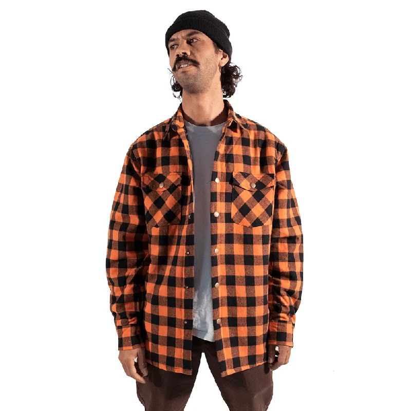 Today’s Deal Orange Soft Padded Flannel Jacket