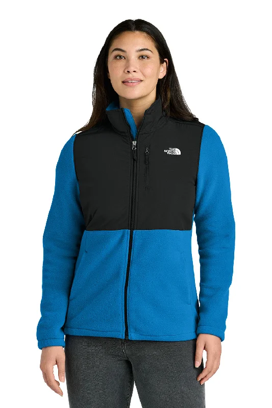 Mega Sale The North Face Womens Highest Peak Fleece Full Zip Jacket - Hero Blue/Black - New Mega Sale The North Face Womens Highest Peak Fleece Full Zip Jacket - Hero Blue/Black - New