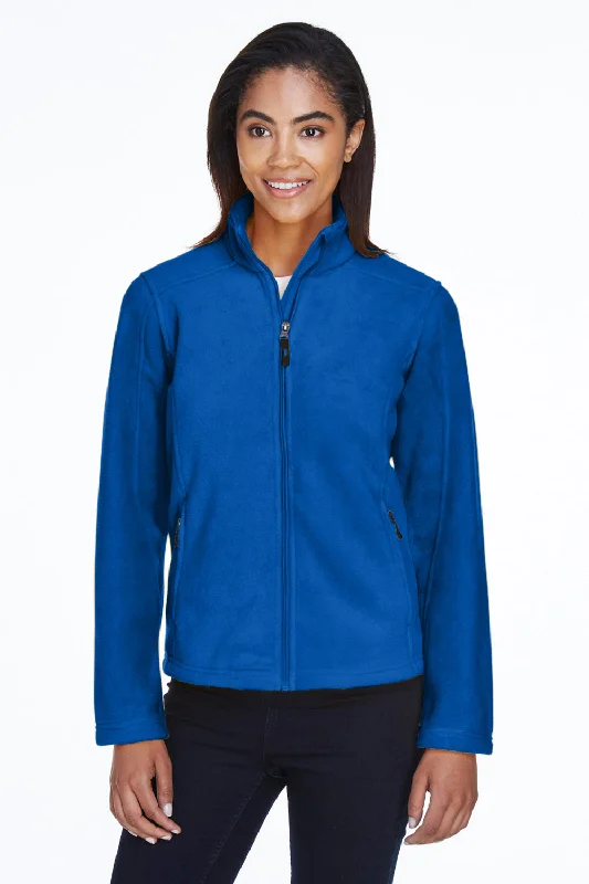 Deep Discounts Core 365 Womens Journey Pill Resistant Fleece Full Zip Jacket - True Royal Blue Deep Discounts Core 365 Womens Journey Pill Resistant Fleece Full Zip Jacket - True Royal Blue
