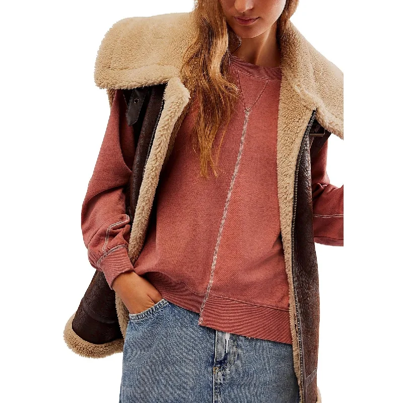 Price Slash Free People Womens Sweatshirt Cotton
