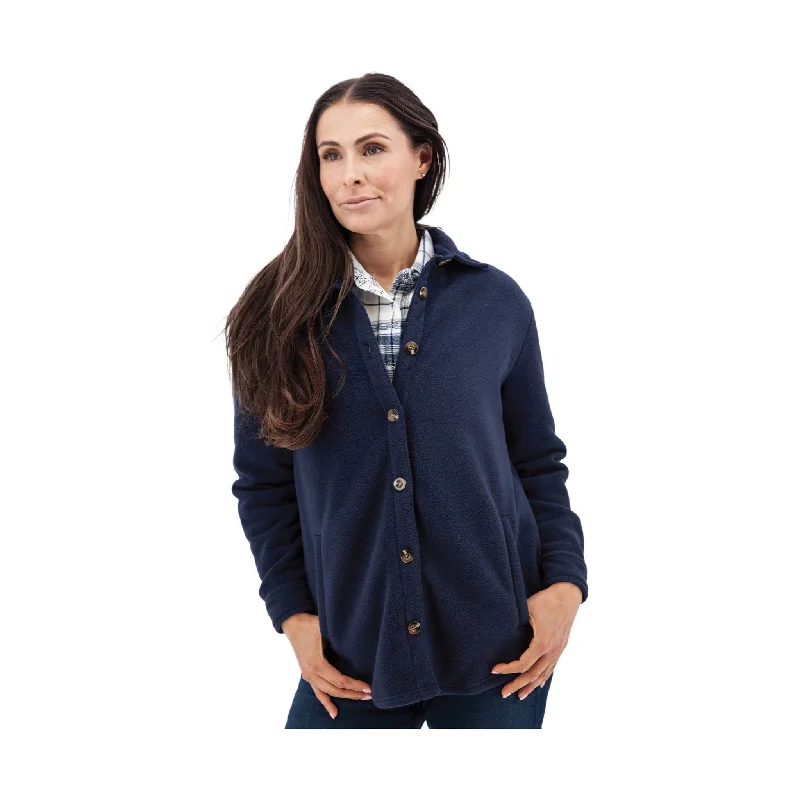 Exclusive Access Old Ranch Women's Emery Fleece Shirt Jac - Black Iris - ONLINE STORE CREDIT/EXCHANGE ONLY Exclusive Access Old Ranch Women's Emery Fleece Shirt Jac - Black Iris - ONLINE STORE CREDIT/EXCHANGE ONLY