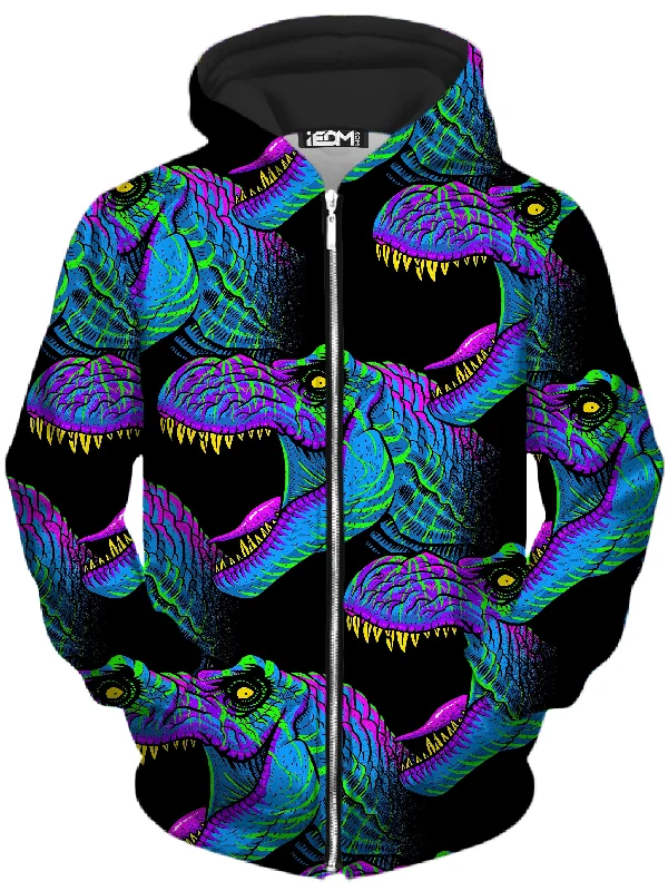 zip-up hoodieJurassic Unisex Zip-Up Hoodie