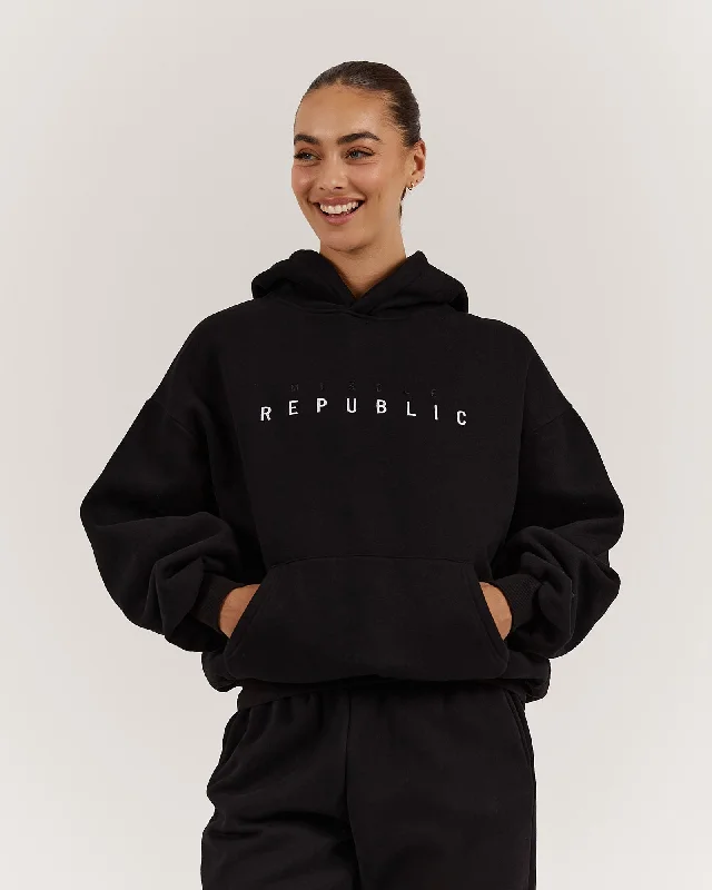 Markdowns OVERSIZED HOODIE - BLACK