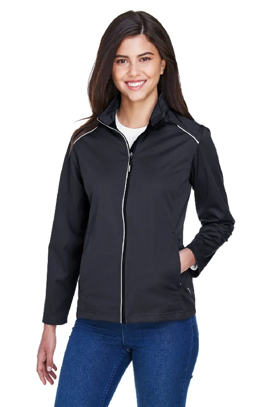 Savings Bonanza Core 365 Womens Techno Lite Water Resistant Full Zip Jacket - Black