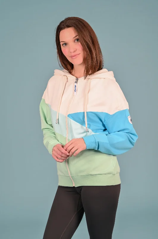 Price Drop Cordelia Cucumber Mix Full-Zip Hoodie