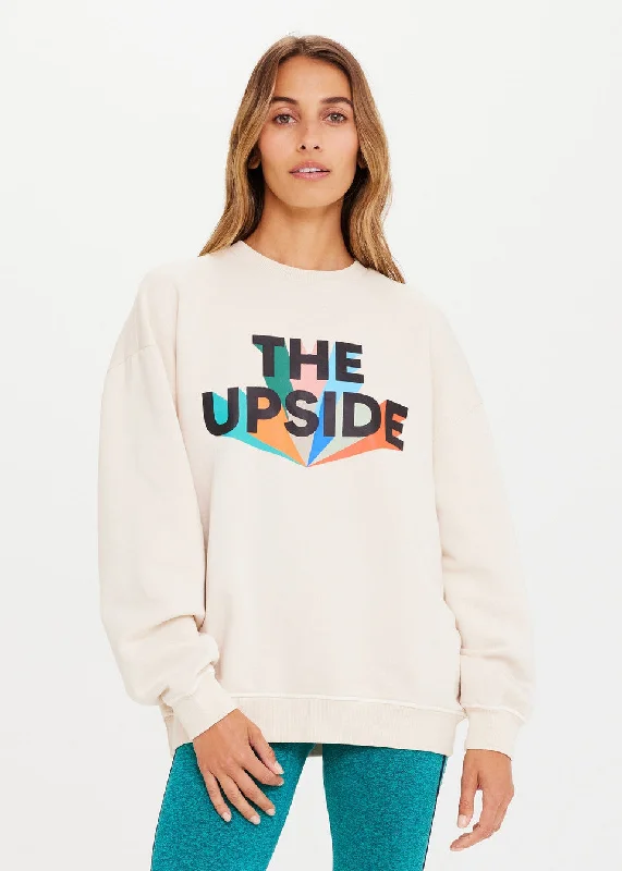 trendy fitness sweatshirtINFINITE SATURN CREW