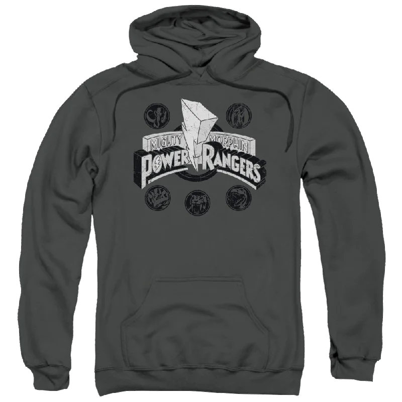 breathable hoodieMighty Morphin Power Rangers Power Coins - Pullover Hoodie