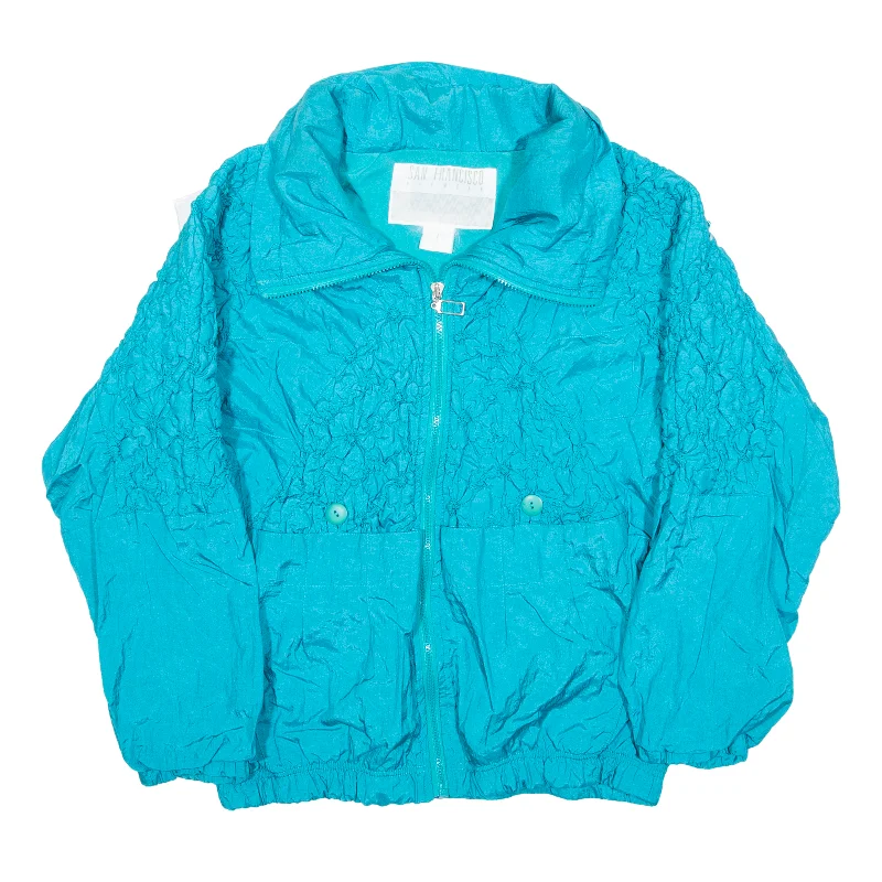 Take Advantage SAN FRANCISCO BAYWEAR Shell Jacket Blue Nylon 90s Womens S
