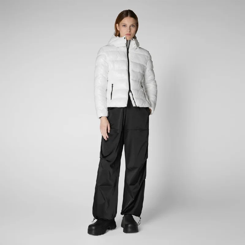 Great Deals Women's Cosmary Hooded Puffer Jacket in Off White