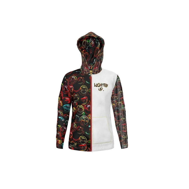 While Supplies Last Outspoken Designs 01 "Lighten Up" Designer Unisex Full Zip Hoodie While Supplies Last Outspoken Designs 01 "Lighten Up" Designer Unisex Full Zip Hoodie