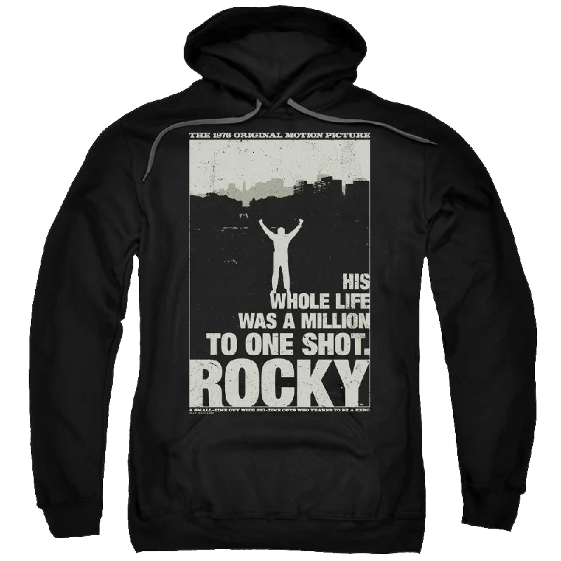 high-quality hoodieRocky Silhouette - Pullover Hoodie