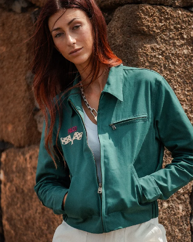 Weekend Flash Sale Play For Keeps Diner Jacket - Green
