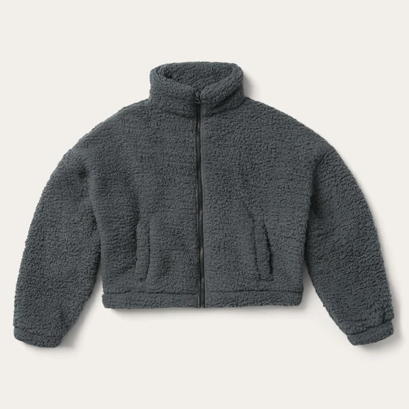 Midnight Madness Fuzzy Teddy Bear Fleece Jacket