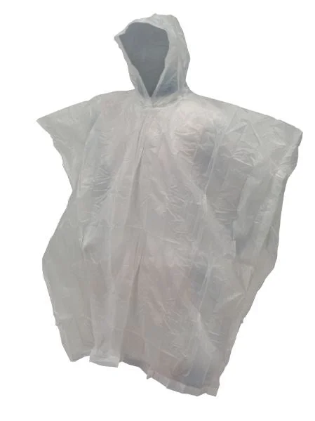 Special Price Emergency Poncho- Clear