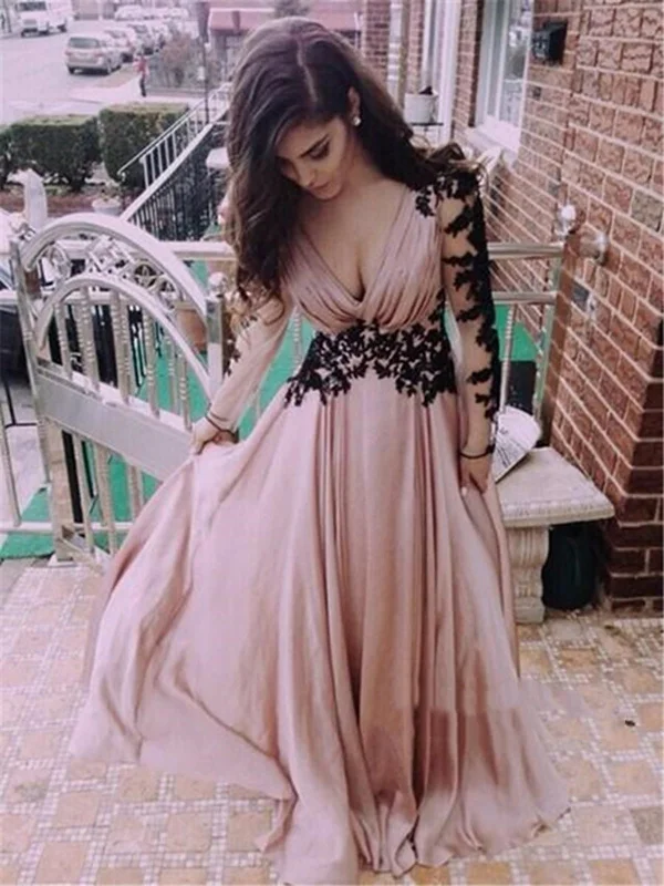 cocktail party dresscocktail party dressCustom Made Dusty Pink Deep V Neck Lace Prom Dresses, Formal Dresses, Party Dresses