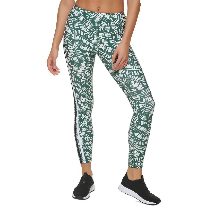 Markdowns Tommy Hilfiger Sport Womens Printed Workout Athletic Leggings
