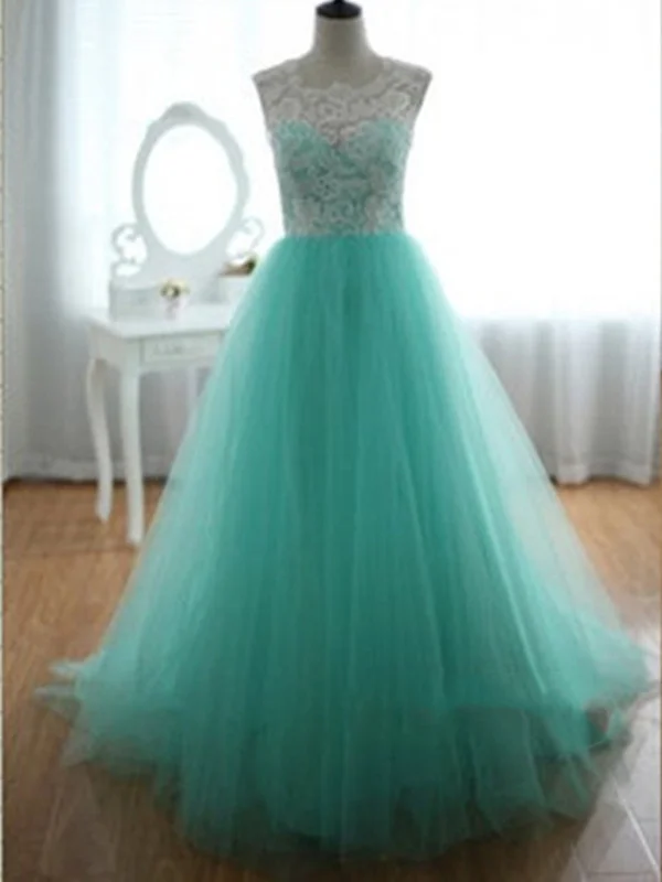 Crazy Savings Custom Made Turquoise Ball Gown Round Neckline Sweep Train Lace Wedding Dress/ Bridal Dress/ Green Wedding Gown Crazy Savings Custom Made Turquoise Ball Gown Round Neckline Sweep Train Lace Wedding Dress/ Bridal Dress/ Green Wedding Gown