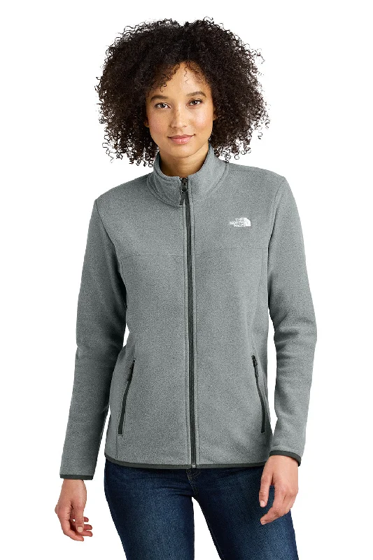 Markdowns The North Face Womens Glacier Fleece Full Zip Jacket - Heather Medium Grey - New Markdowns The North Face Womens Glacier Fleece Full Zip Jacket - Heather Medium Grey - New