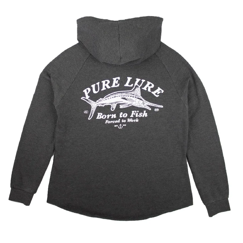 Daily Deals Born to Fish Women's Zip Fleece