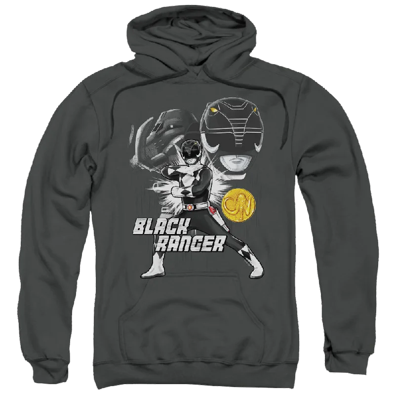 graphic hoodieMighty Morphin Power Rangers Black Ranger - Pullover Hoodie