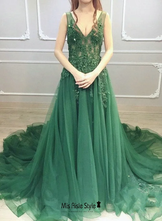 minimalistic dressminimalistic dressSexy Sheer Green Prom Dress