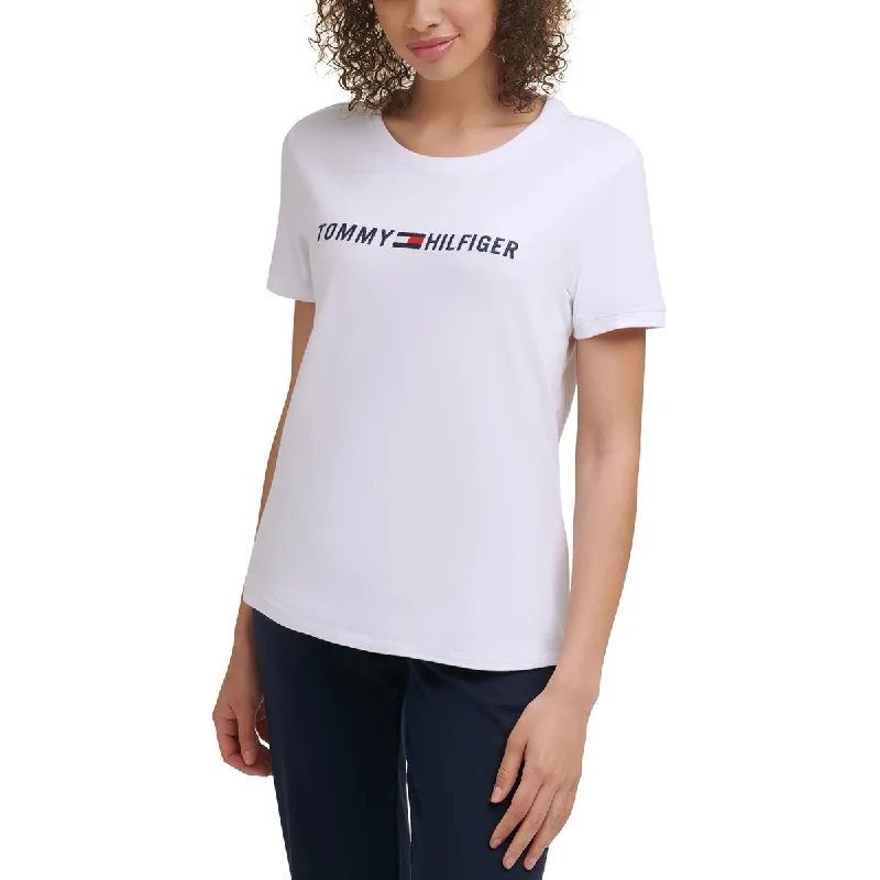 Extra Discounts Tommy Hilfiger Sport Womens Crewneck Short Sleeve Pullover Top