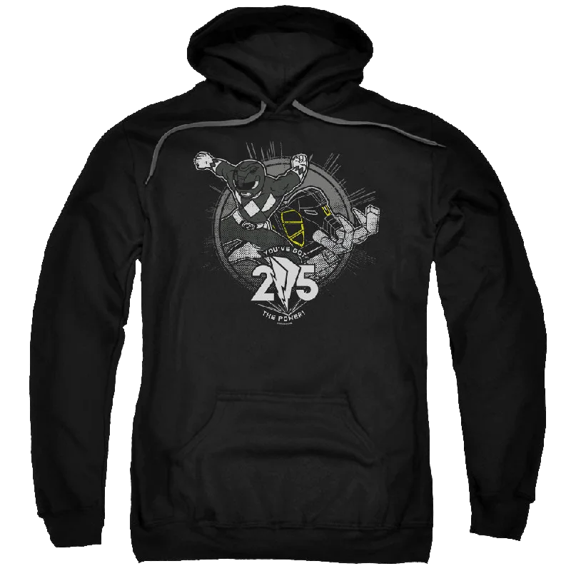 oversized hoodieMighty Morphin Power Rangers Black 25 - Pullover Hoodie