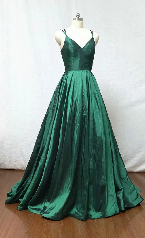 sleek midi dresssleek midi dressBall Gown Double Straps Green Prom Dress