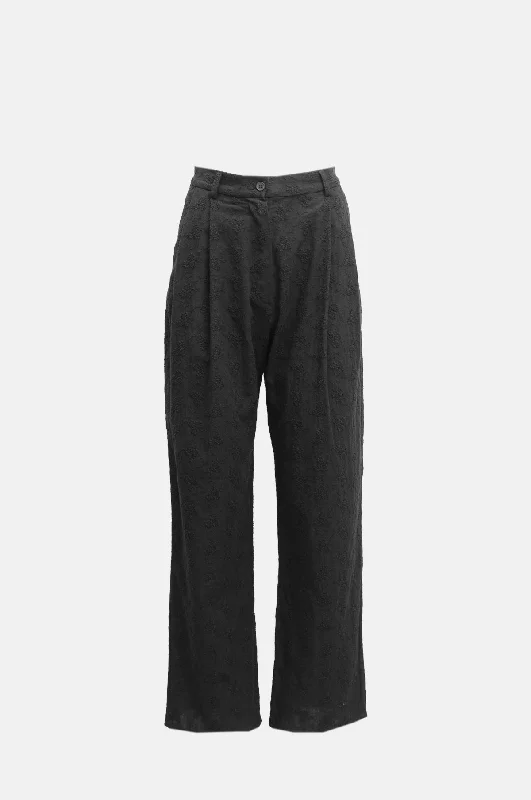 Crazy Deals Tania Embroidered Trousers Black