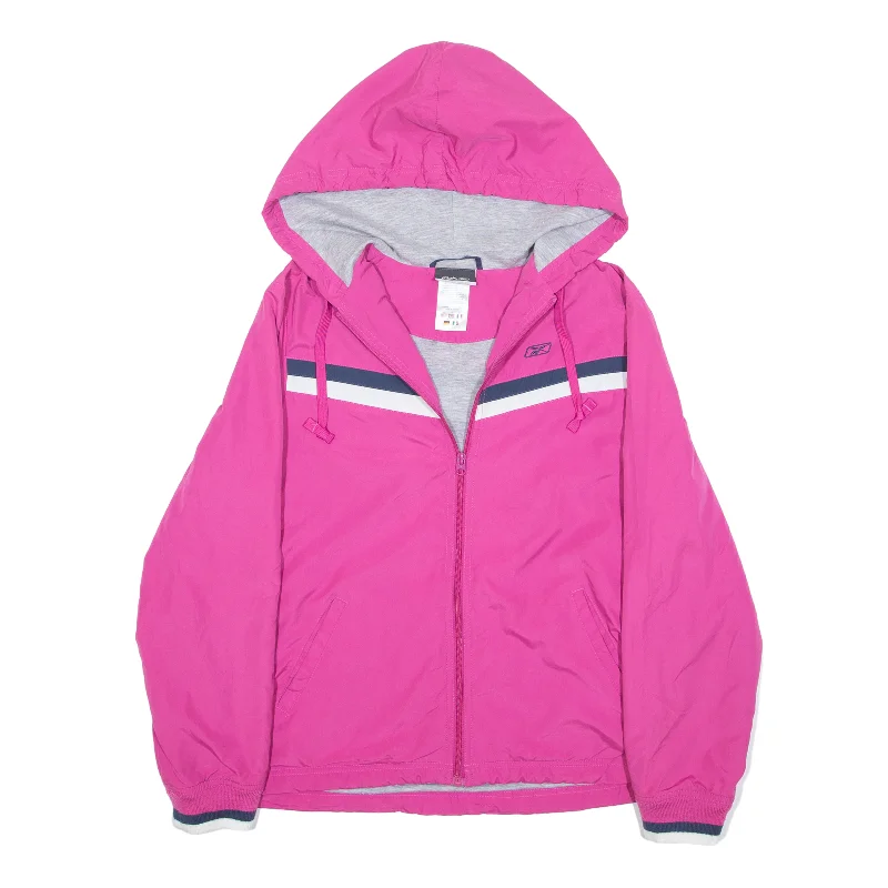 Hurry In REEBOK Track Jacket Pink Womens UK 12