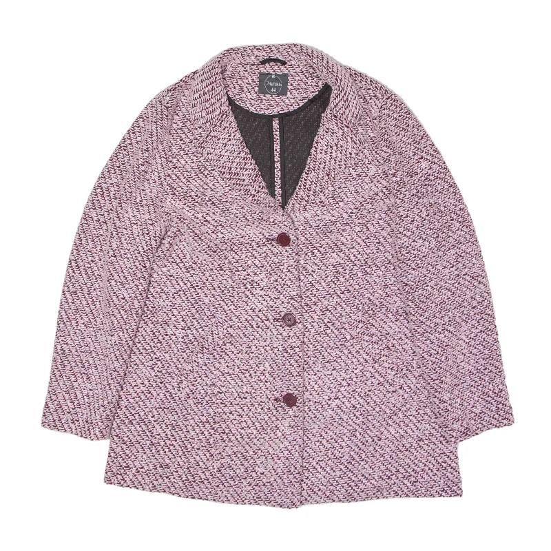 Weekend Flash Sale MULTIBLU Overcoat Jacket Pink Womens L