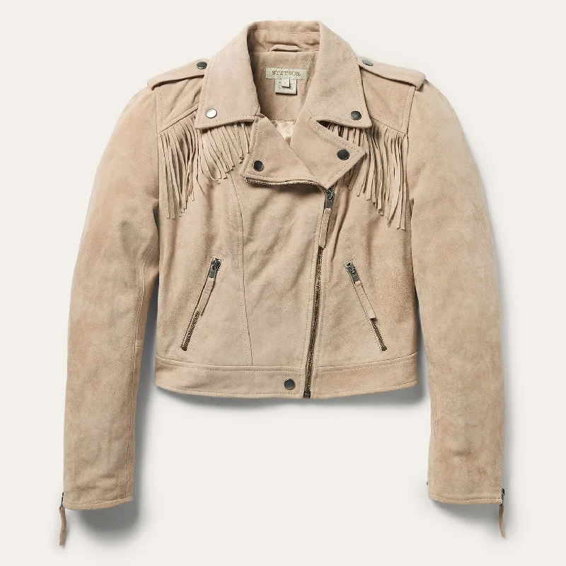 Year-End Sale Premium Suede Moto Jacket