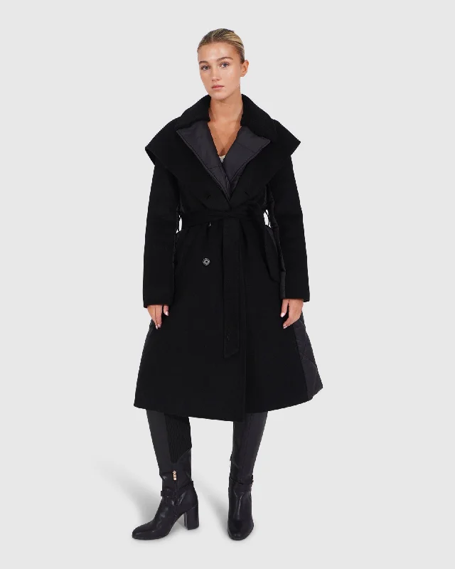 Huge Discounts Walk Me Home Convertible Coat - Black