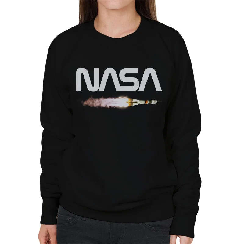 Limited Time Offer NASA Soyuz Launch Logo Women's Sweatshirt